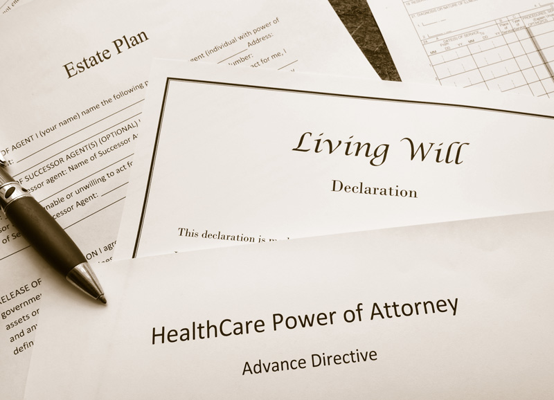 estate planning documents living will trust healthcare power of attorney